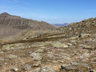 Bowfell from Crinkle Crags